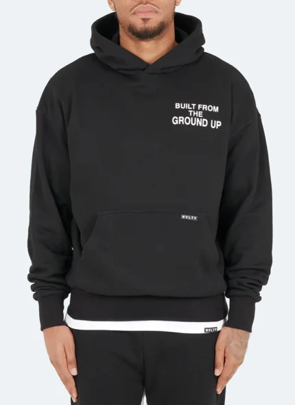 Built From The Ground Up Hoodie Black