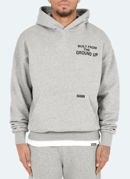 Built From The Ground Up Hoodie Grey