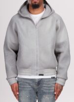 Scuba Structured Mesh Jacket Grey
