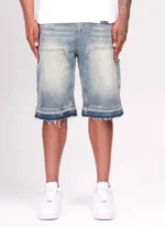 Vintage Carpenter Denim Shorts Blue