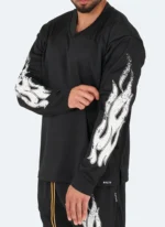 Vintage Flame Jersey Black