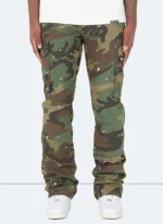 Vintage Flare Cargos Camo Paint
