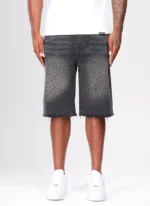 Vintage Flooded VVS Denim Shorts Black